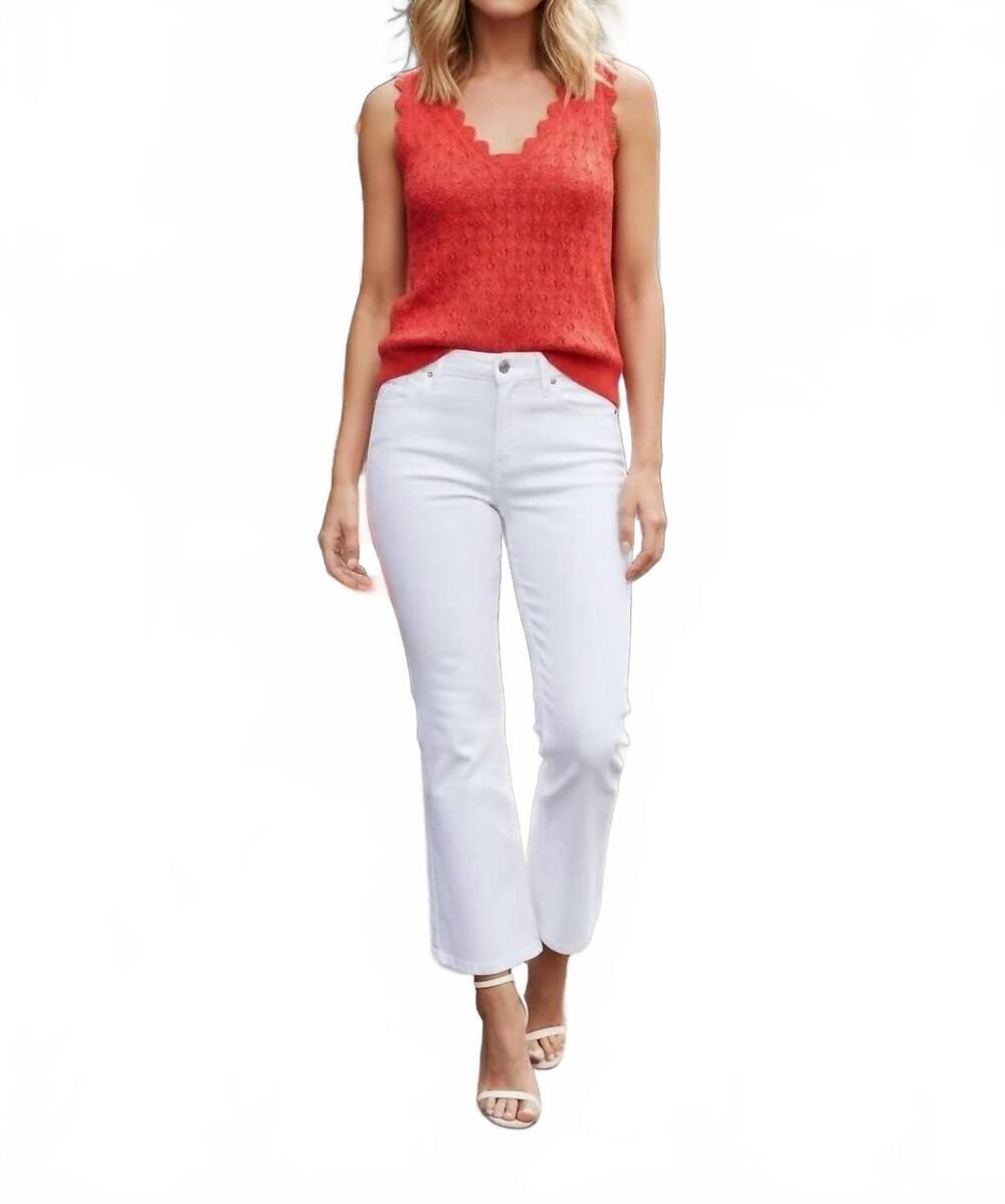 NEW STITCHES & STRIPES nina sweater tank top in negroni